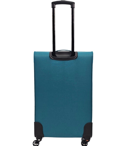 Ashford Medium Soft Shell Suitcase in Teal