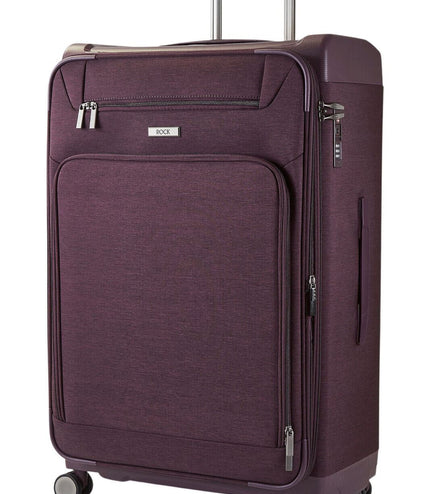 Amesbury Large Soft Shell Suitcase in Purple