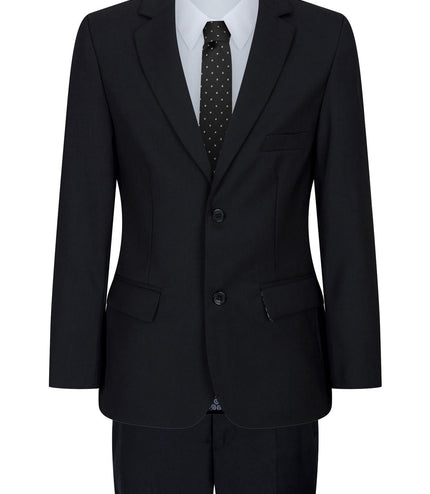 Boys 5 Piece Black Classic Suit