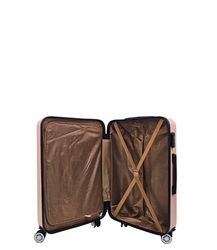 Chorley Cabin Hard Shell Suitcase in Rose Gold