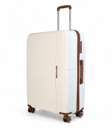 Corowa Medium Hard Shell Suitcase in White