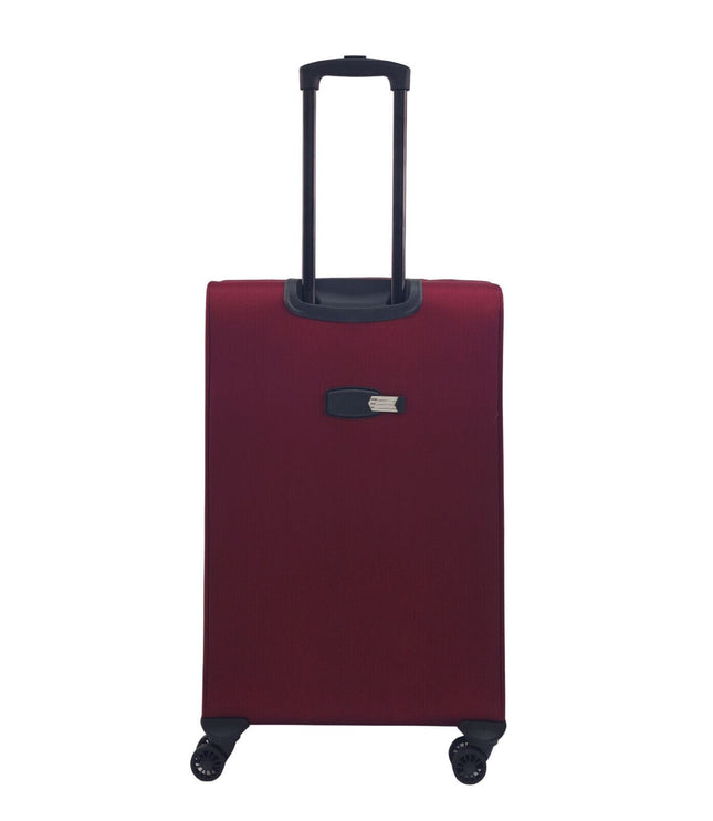 Arundel Medium Soft Shell Suitcase in Burgundy