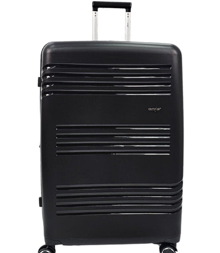 Camborne Large Hard Shell Suitcase in Black