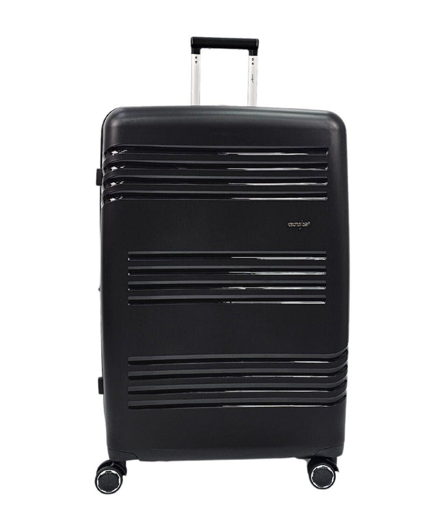 Camborne Large Hard Shell Suitcase in Black