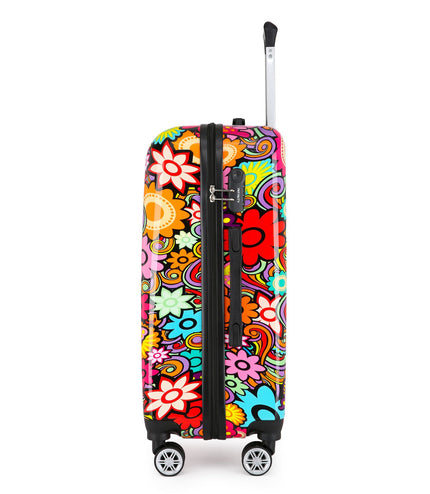 Congleton Medium Hard Shell Suitcase in Flower