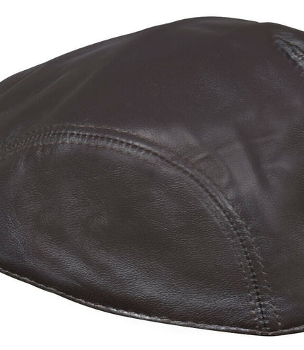 Mens  Flat Hat Leather Peaky Blinders Beret Newsboy Gatsby Golf Cabbie Cap