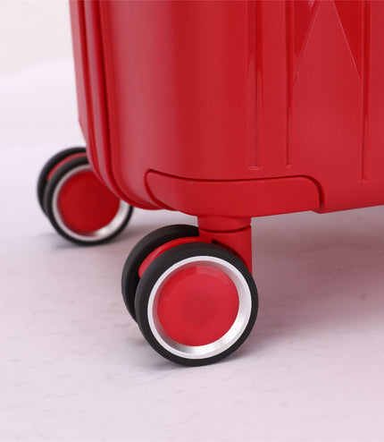 Burnaby Set of 3 Hard Shell Suitcase in Red