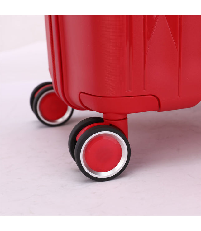 Burnaby Set of 3 Hard Shell Suitcase in Red