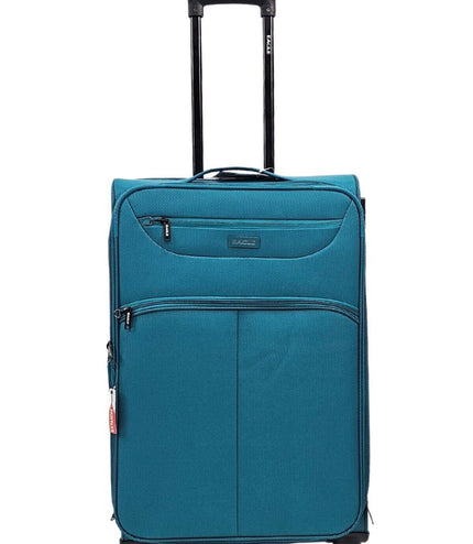 Ashford Medium Soft Shell Suitcase in Teal