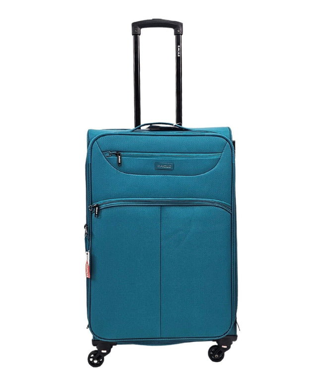 Ashford Medium Soft Shell Suitcase in Teal