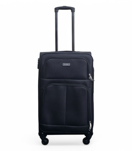Tahara Medium Soft Shell Suitcase in Black