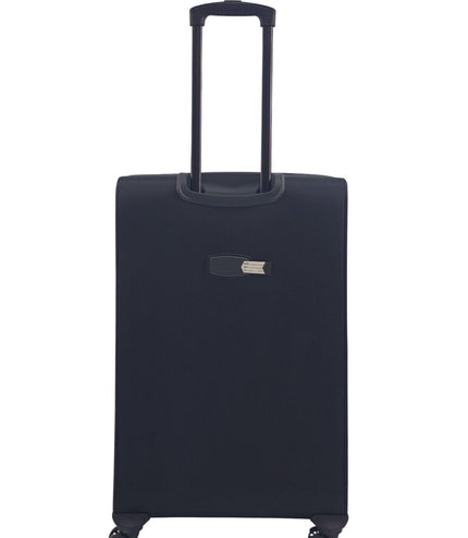 Arundel Medium Soft Shell Suitcase in Black