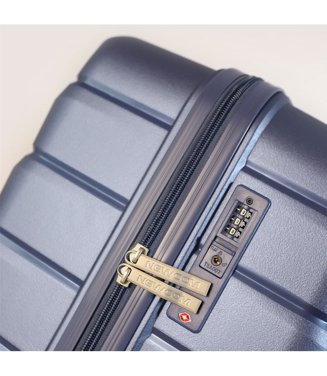 Forster Large Hard Shell TSA Suitcase in Blue