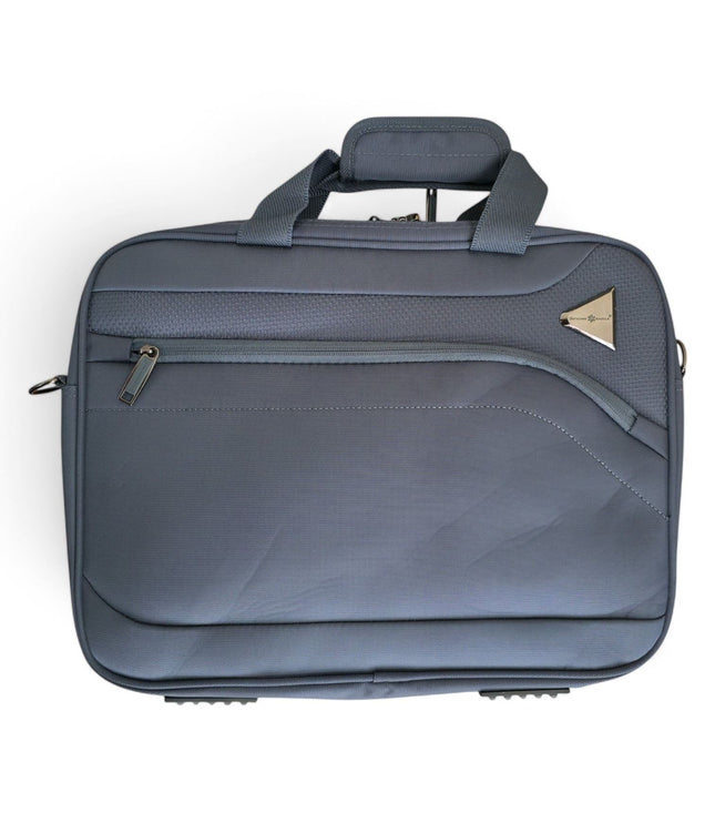 Corby Laptop Bag Soft Shell Suitcase in Grey