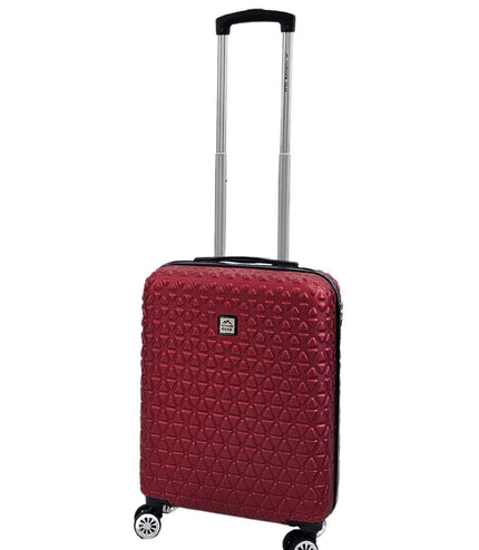 Adlington Cabin Hard Shell Suitcase in Burgundy