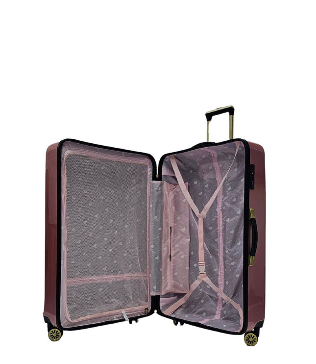 Canvey Extra Large Hard Shell Suitcase in Pink