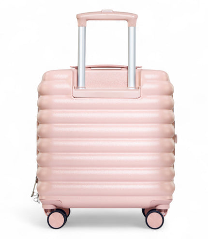 Hard Shell Cabin 37 x 22 x 55 cm Pink TSA Secure Luggage Suitcase Suitable for Easyjet, Ryanair