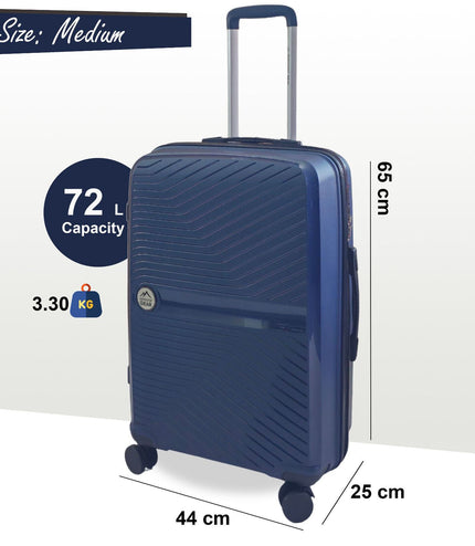 Acton Medium Hard Shell Suitcase in Navy