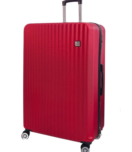 Alsager Extra Large Hard Shell Suitcase in Burgundy