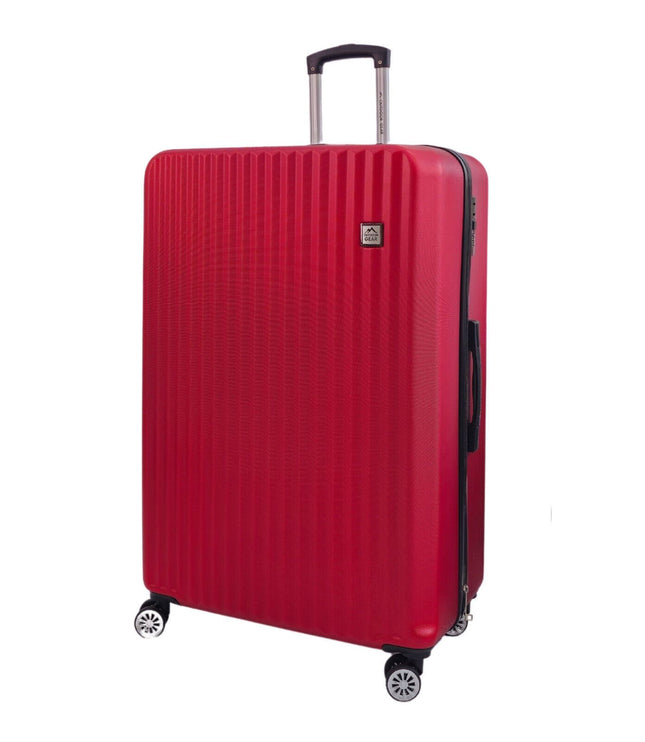 Alsager Extra Large Hard Shell Suitcase in Burgundy