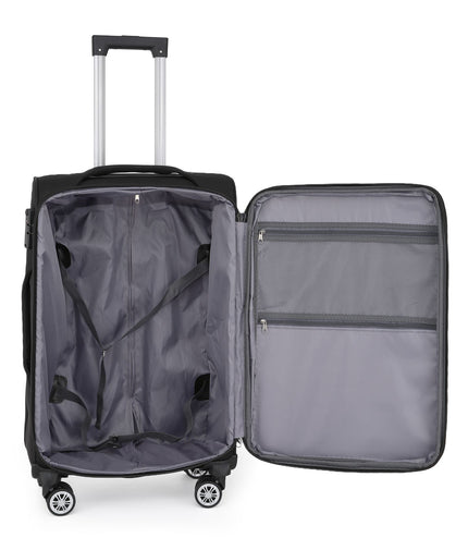 Delta Cabin Hard Shell Suitcase in Black