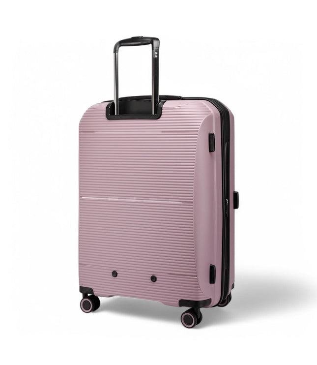 Abiko Large Hard Shell Suitcase in Pink