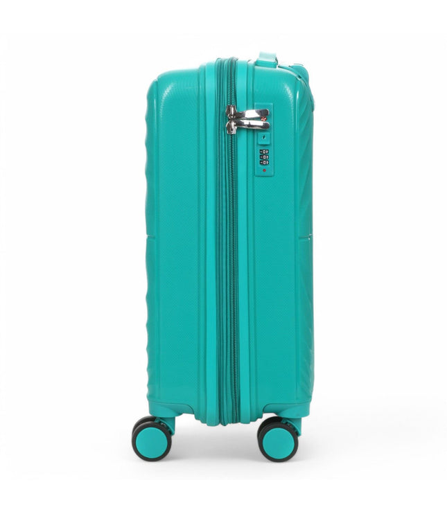 Balranald Cabin Hard Shell Suitcase in Aqua Blue