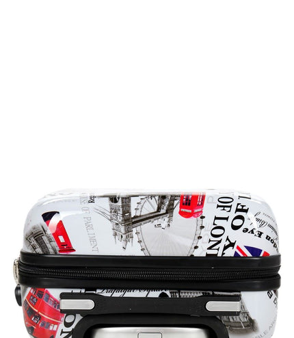 Cooma Set of 3 Hard Shell Suitcase London in Black Flower