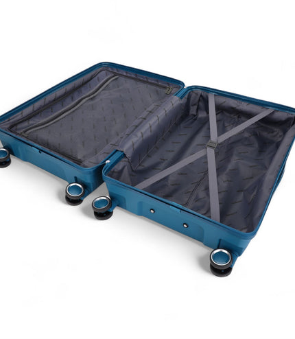 Burnaby Set of 3 Hard Shell Suitcase in Teal Blue