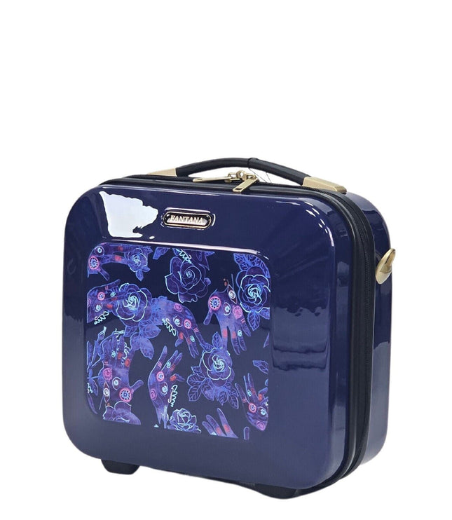 Canvey Cosmetic Hard Shell Suitcase in Blue