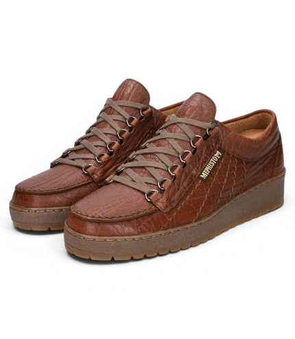 Mephisto Rainbow Men's Leather Desert Brown Walking Shoes - Mamouth 742