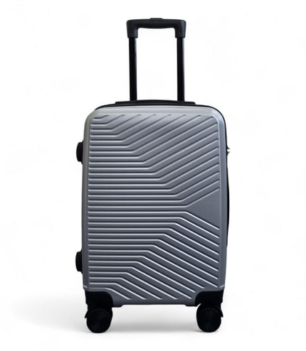 Junee Cabin Hard Shell Suitcase in Silver