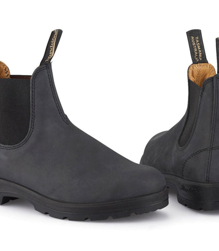 Blundstone #587 Rustic Black Chelsea Boot