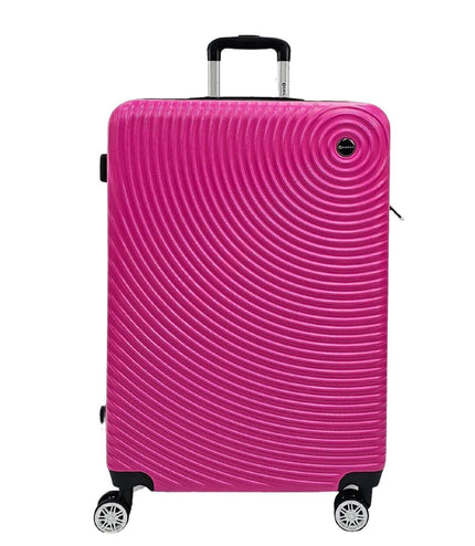 Chorley Extra Large Hard Shell Suitcase in Fuschia