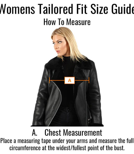 Womens Biker Racing Badges Leather Jacket-Eastleigh - Black
