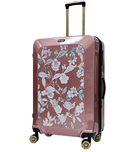 Canvey Large Hard Shell Suitcase in Pink