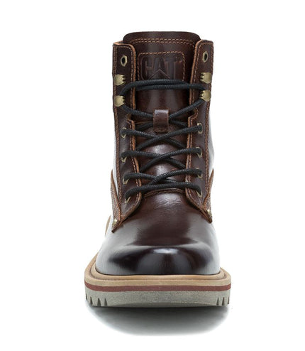 Caterpillar Colorado Grader Waterproof Brown Leather Boots