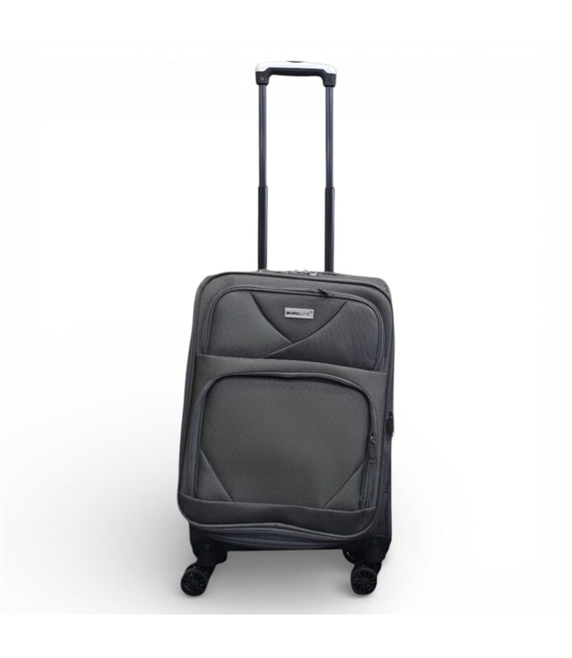 Nagoya Cabin Soft Shell Suitcase in Grey