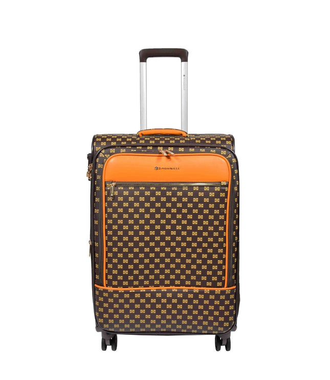 Corringham Medium Soft Shell Suitcase in Coffee