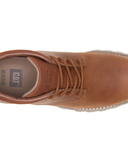 Caterpillar Men's Elude Waterproof Brown Leather Work Boots