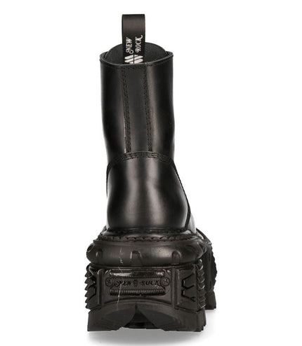 New Rock Unisex Military Techno Platform Boots- M-Mili084N-S5
