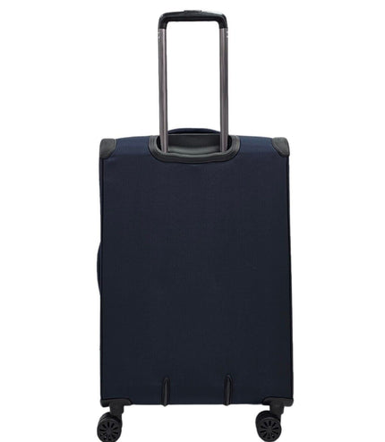 Bourne Medium Soft Shell Suitcase in Navy