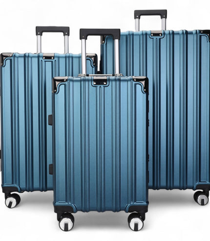 Airdrie Set of 3 Hard Shell Suitcase in Blue