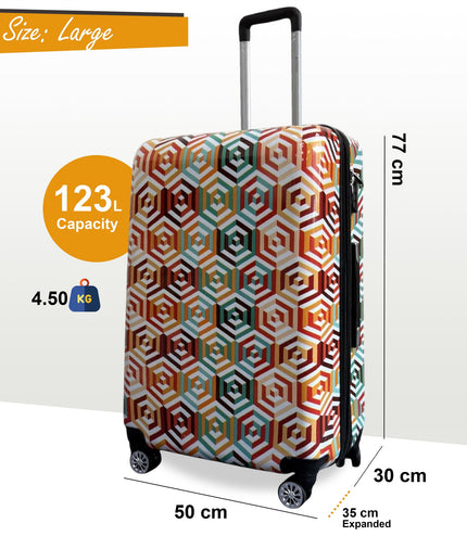 Ballina Large Hard Shell Suitcase in Ombre