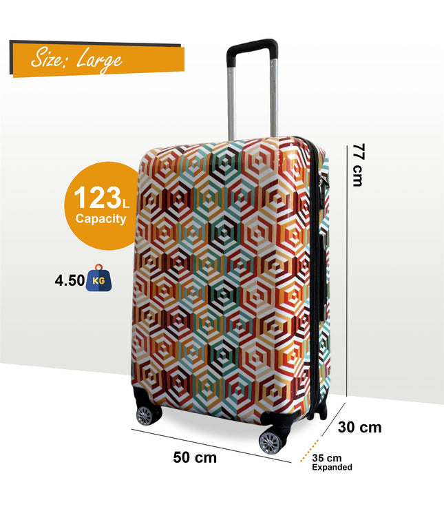 Ballina Large Hard Shell Suitcase in Ombre