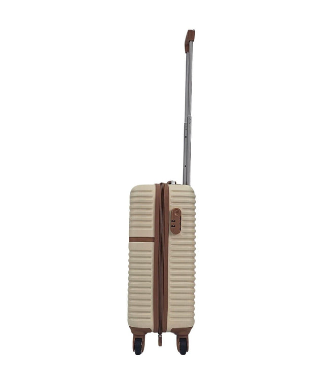 Caistor Cabin Hard Shell Suitcase in Cream