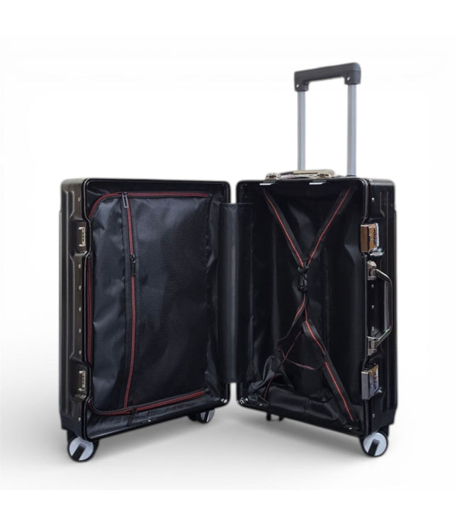 Airdrie Cabin Hard Shell Suitcase in Black