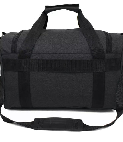 Holdall Carry On 40x 20 x25cm Under-seat Travel Cabin Bag for Ryanair, Easy Jet Black