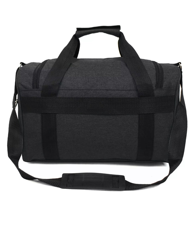 Holdall Carry On 40x 20 x25cm Under-seat Travel Cabin Bag for Ryanair, Easy Jet Black