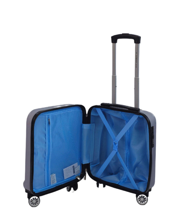 Alsager Underseat Hard Shell Suitcase in Silver